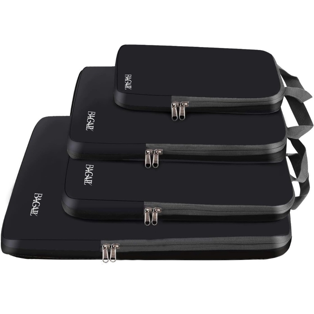 BAGAIL Black Travel Organizer Set, Men & Women - Picture 2 of 6